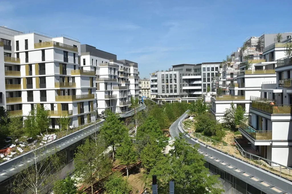 vue prise large en 3d du projet ECO-QUARTIER ISSY CŒUR DE VILLE – ISSY-LES-MOULINEAUX